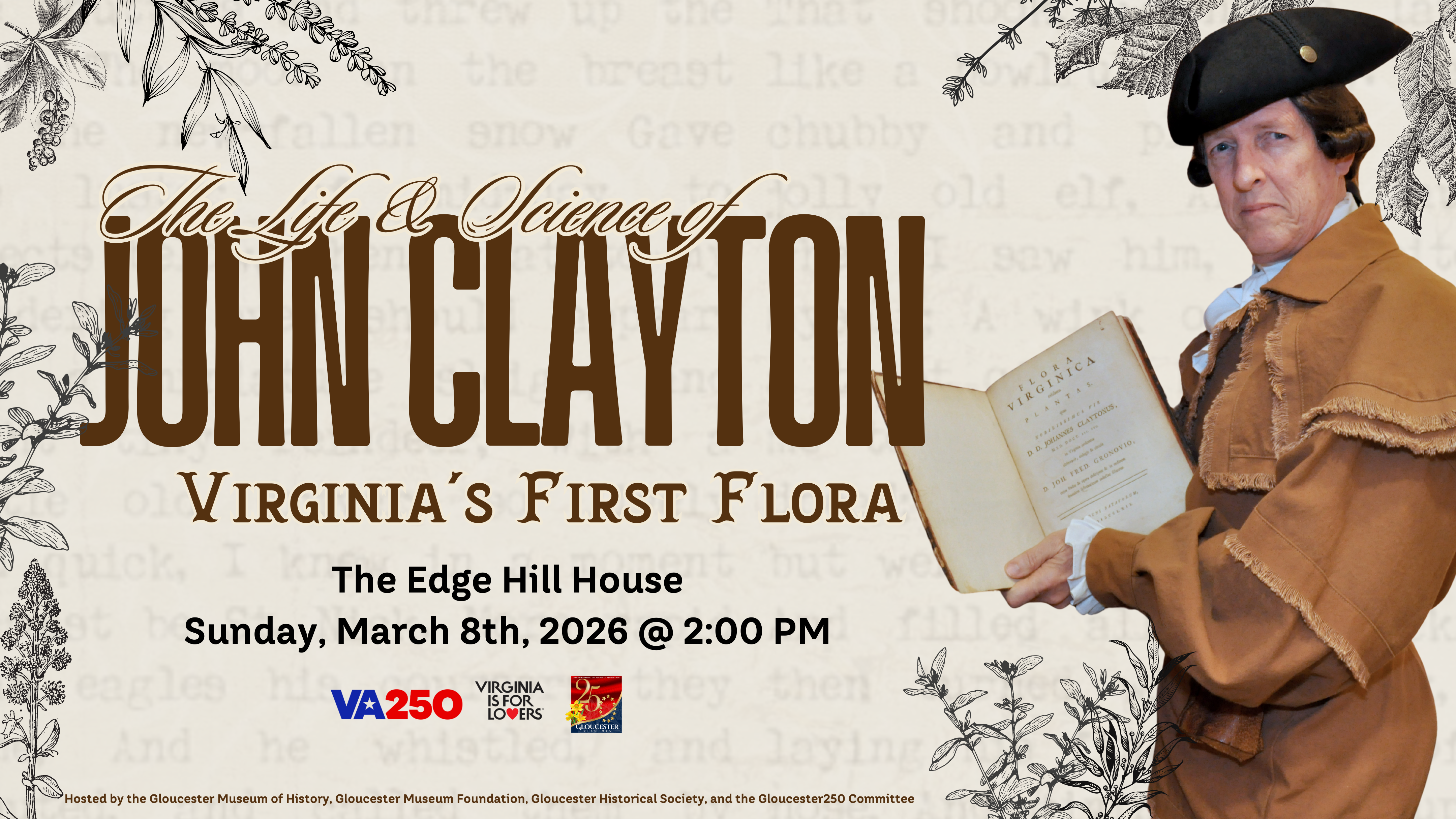 The Life & Science of John Clayton: Virginia